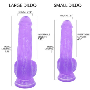 Crystal Suction Cup Dildo